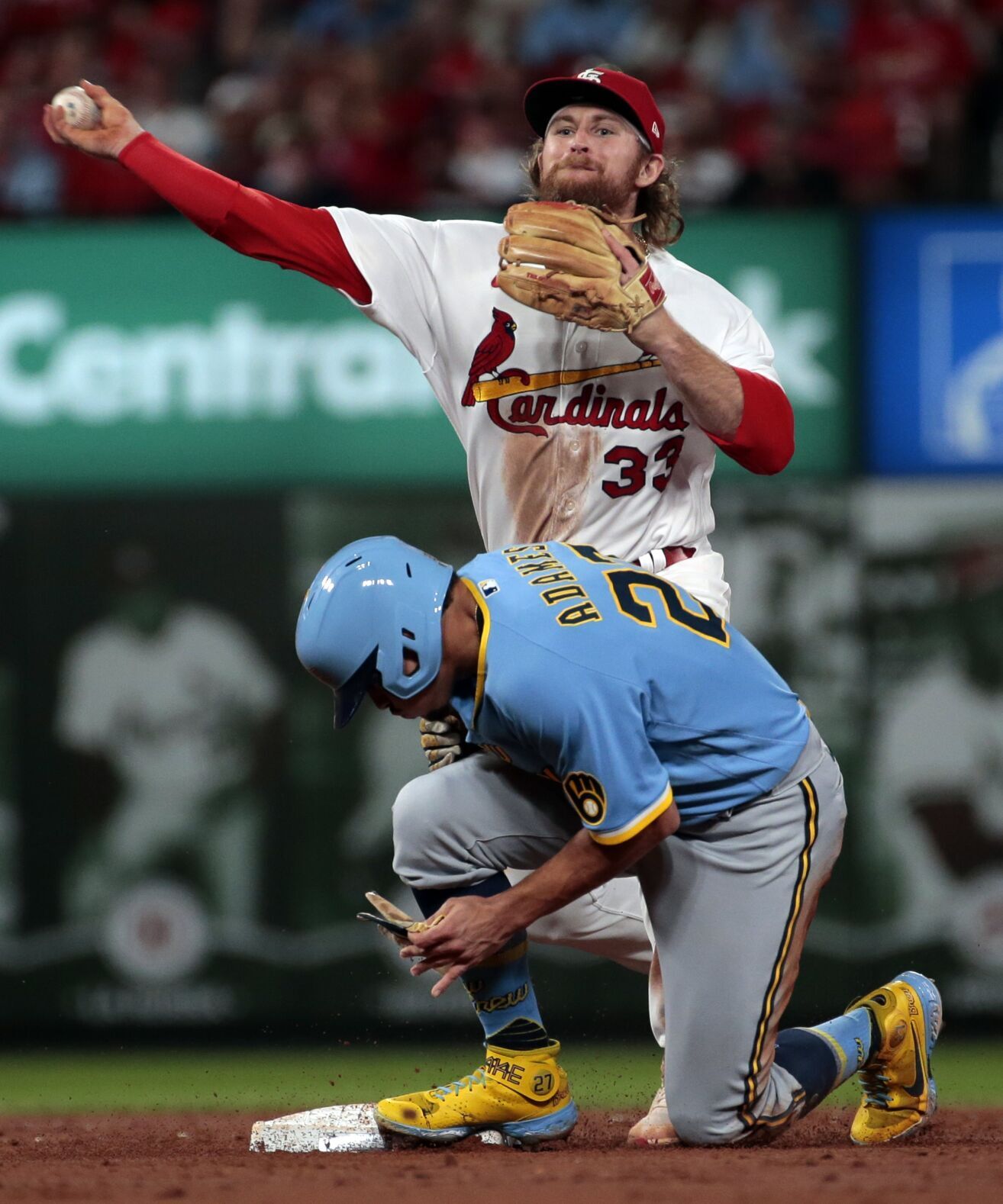 Cardinals, Brewers at Busch